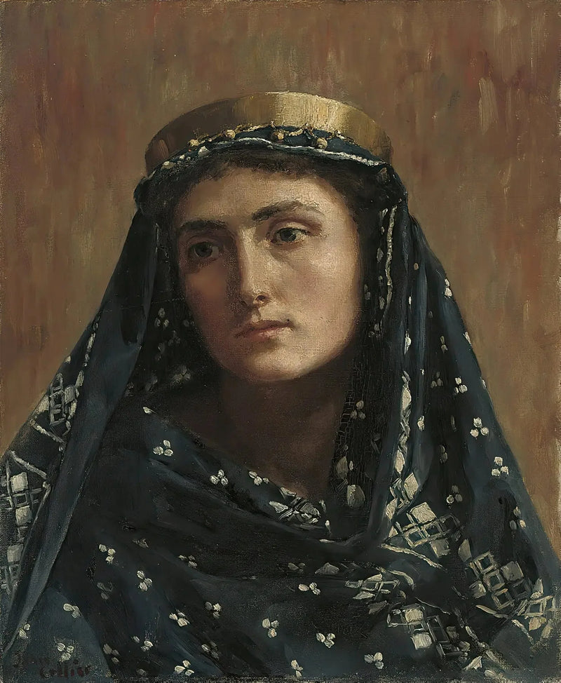 Ritratto di una donna in abito orientale - John Collier