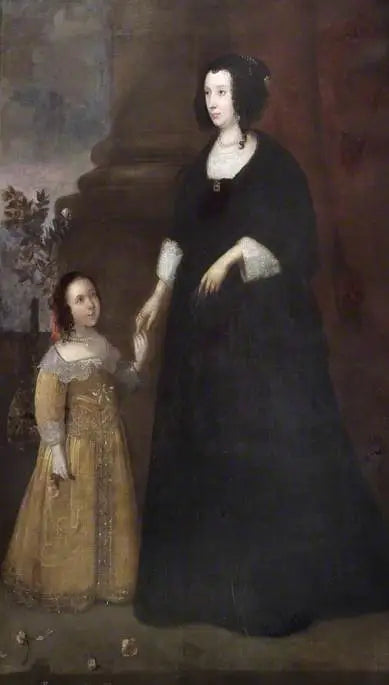 Ritratto di una dama e di un bambino - Antoine van Dyck
