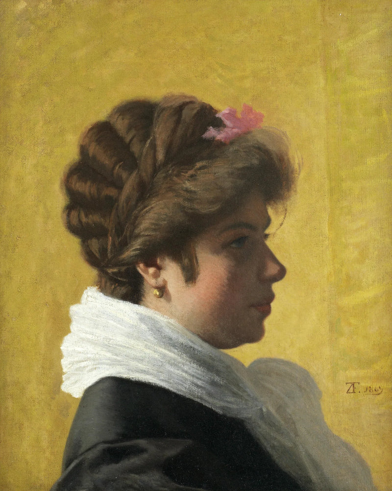 Ritratto di una signora - Federico Zandomeneghi