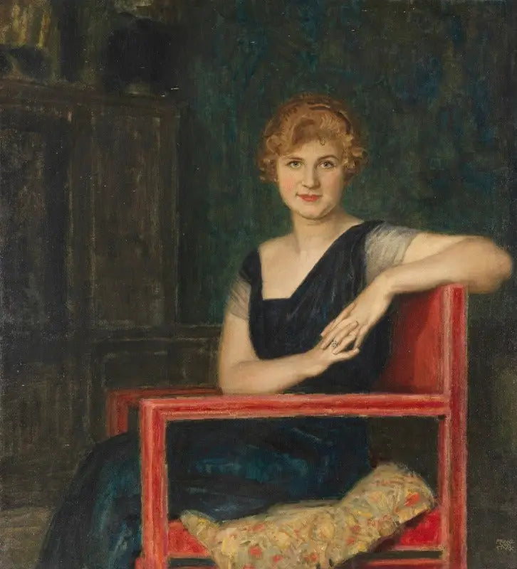 Ritratto di una donna - Franz Von Stuck