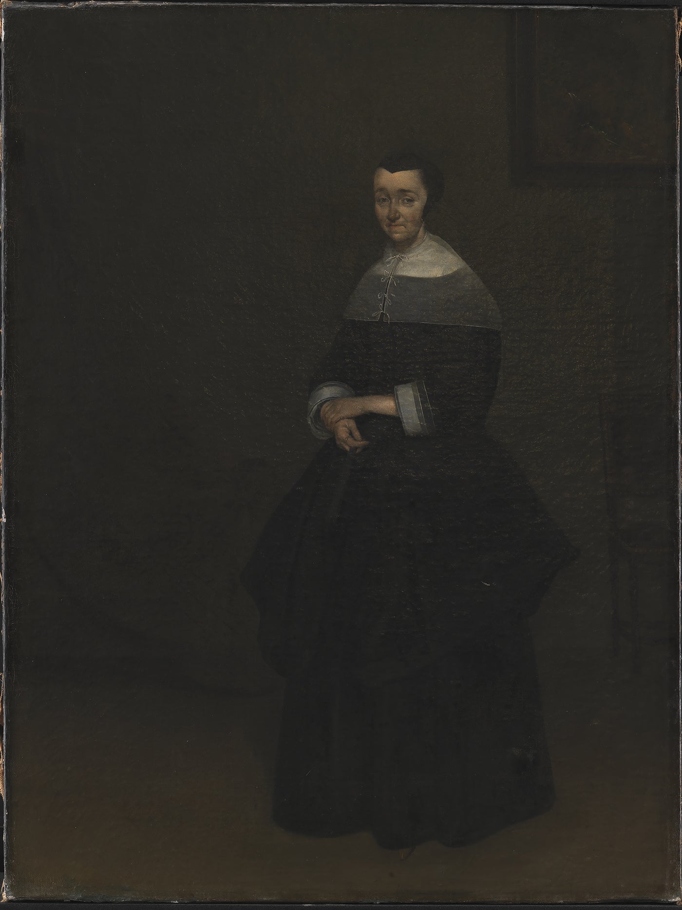 Portrait d'une dame - Gerard ter Borch image 1 copie de tableau peinte à la main