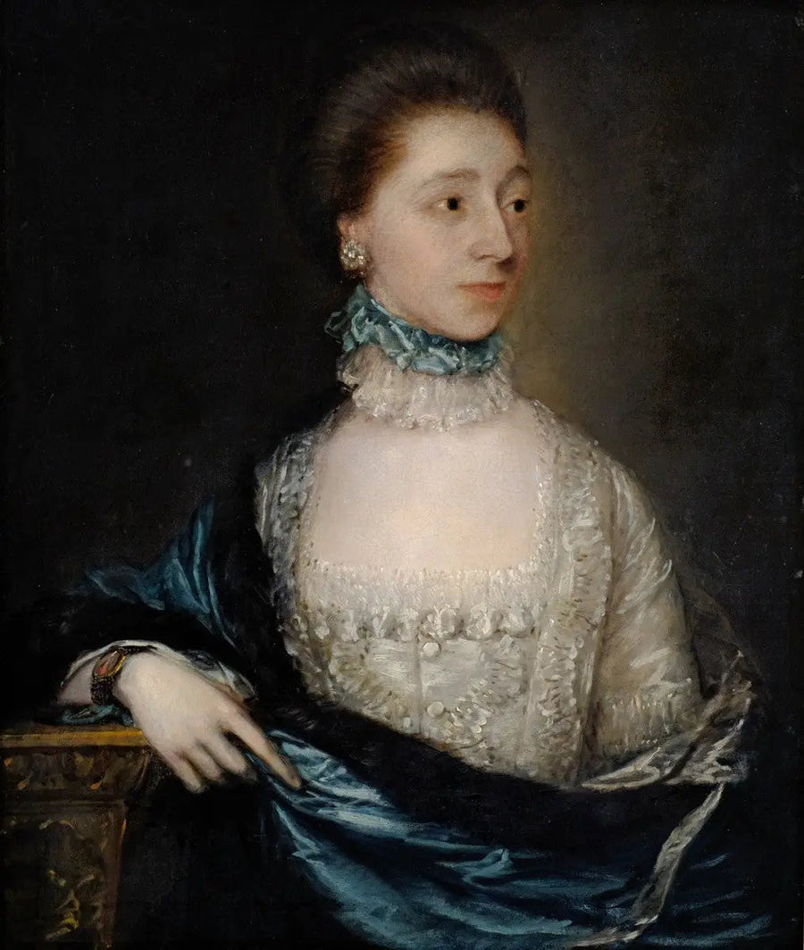 Ritratto di una donna sconosciuta con cappotto blu - Thomas Gainsborough