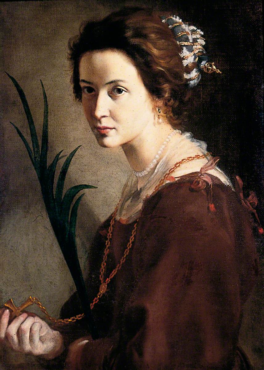 Ritratto di una dama sconosciuta in Santa Elisabetta - Alonso Cano