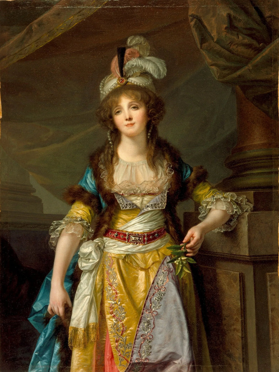 Ritratto di una dama - Jean-Baptiste Greuze