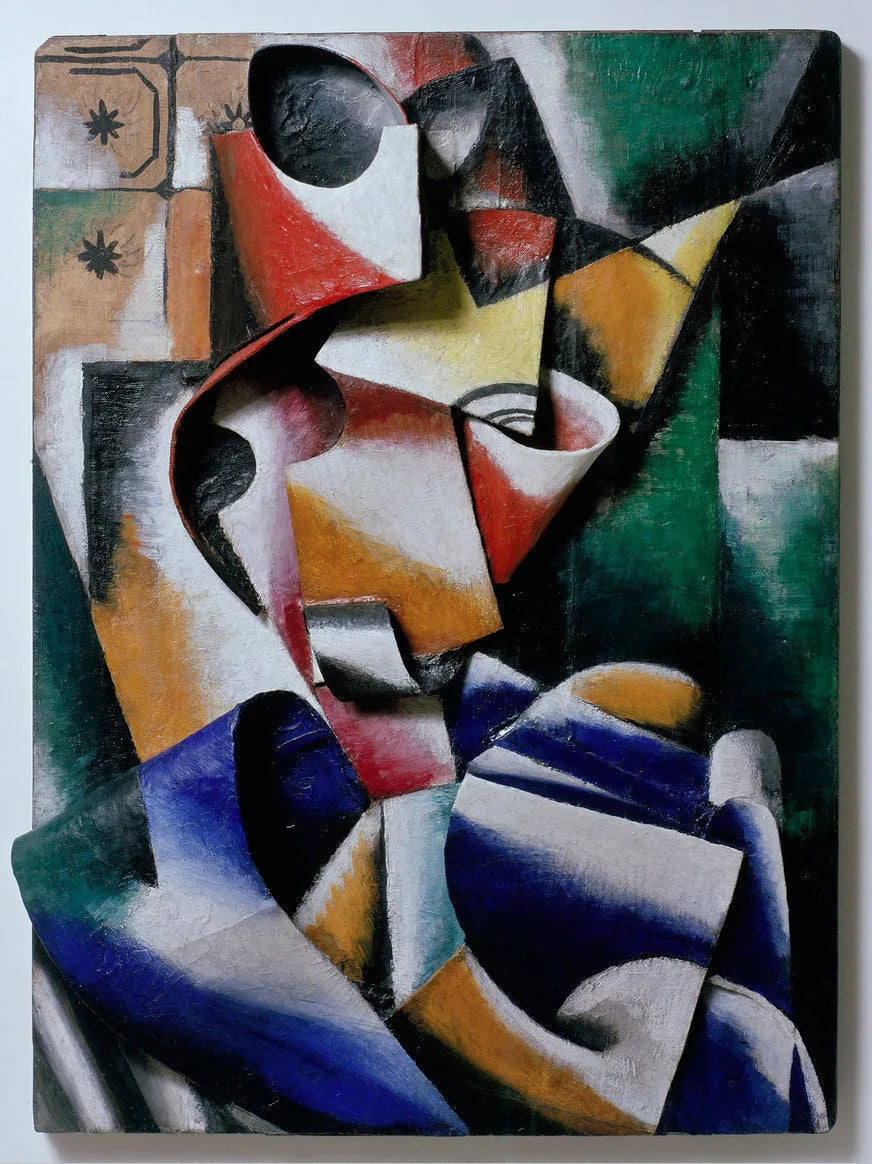 Portrait d'une dame - Lioubov Popova image 1 reproduction de peinture à l’huile