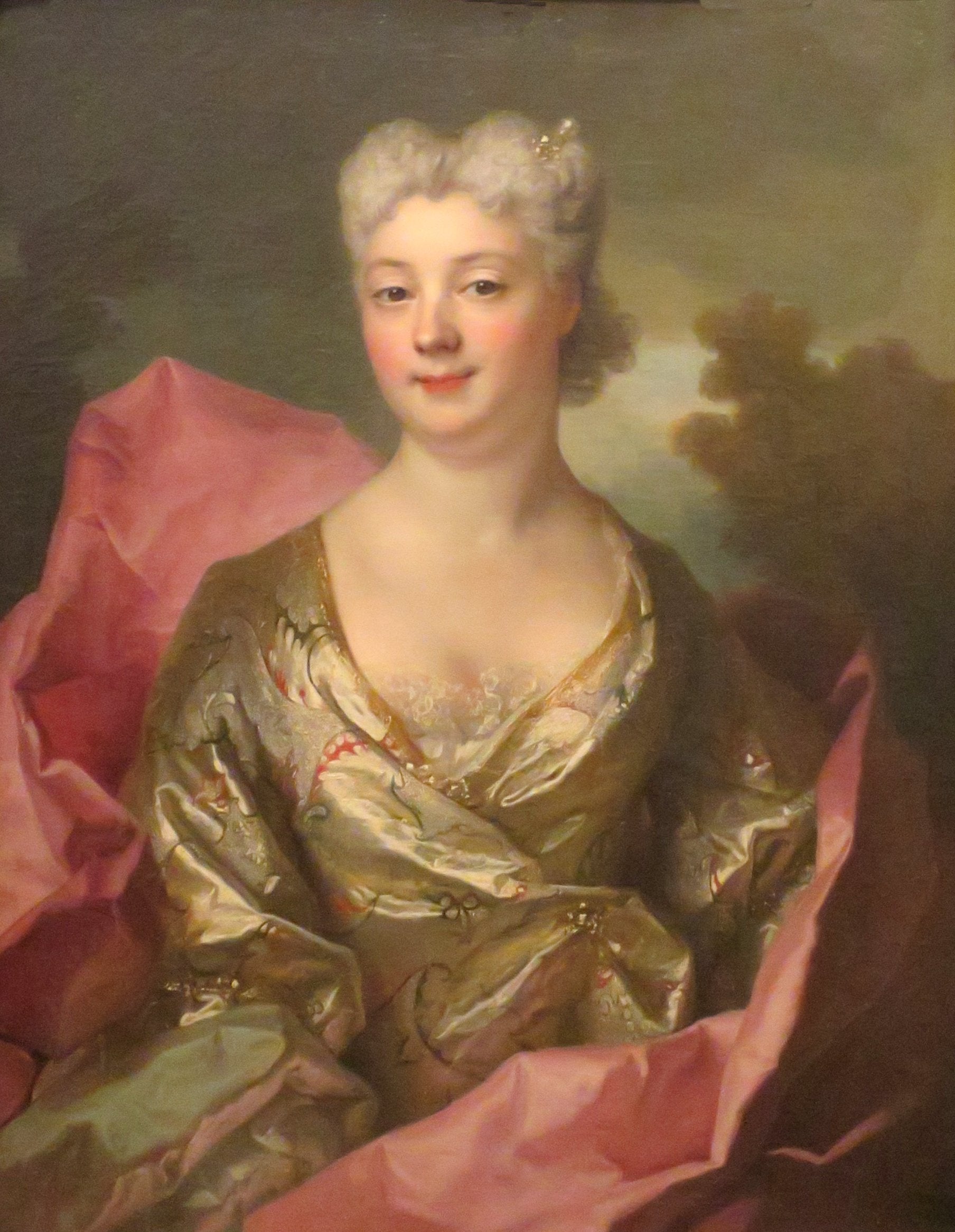 Portrait d'une dame - Nicolas de Largillière image 1 copie de tableau peinte à la main