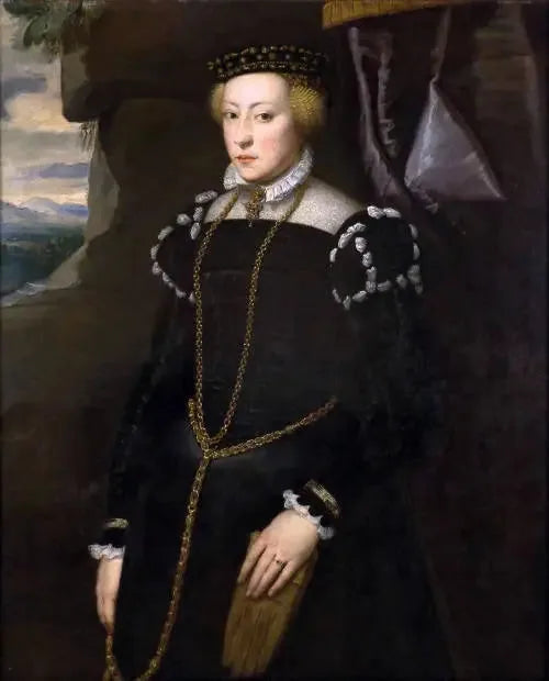 Ritratto di una dama (forse Eleonora, duchessa di Mantova, secondo un maestro italiano) - Peter Paul Rubens
