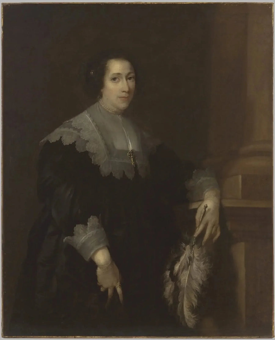 Ritratto di una dama (forse Lady Philadelphia Wharton) - Antoine van Dyck