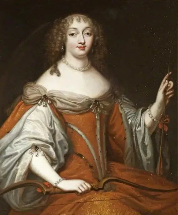Ritratto di una dama (probabilmente Henrietta Anne Stuart, 1644–1670, duchessa d'Orléans o Marie Mancini, 1646–1714, principessa Colonna) - Pierre Mignard
