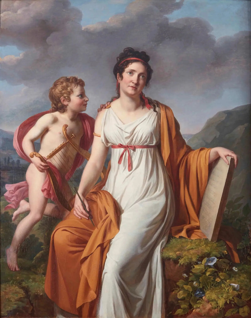 Ritratto di una dama, probabilmente Madame de Reiset d'Arques, in Saffo - Marie-Guillemine Benoist