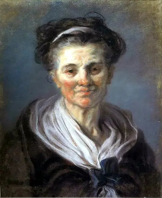Ritratto di una donna anziana - Jean-Honoré Fragonard