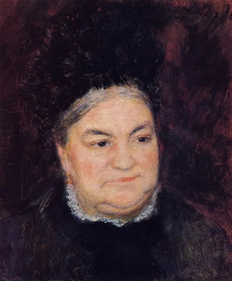 Ritratto di una donna anziana (Mme Le Cœur) - Pierre-Auguste Renoir