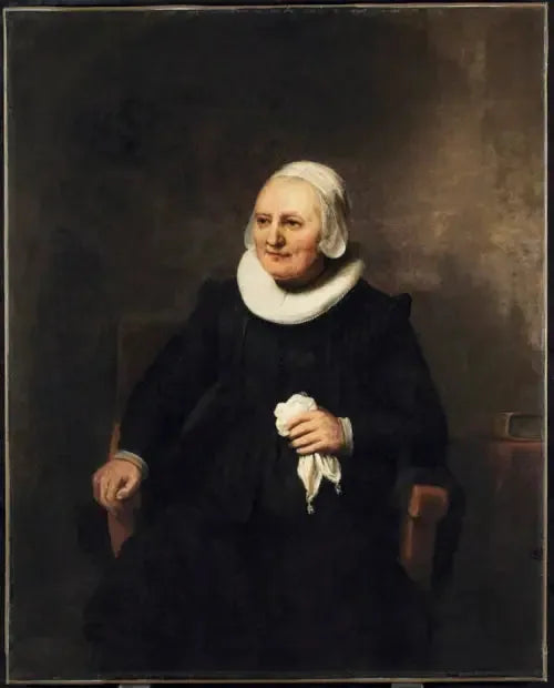 Ritratto di una donna seduta con un fazzoletto - Rembrandt