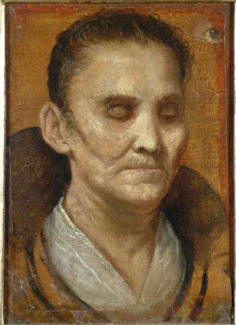 Ritratto di una donna cieca - Annibale Carracci