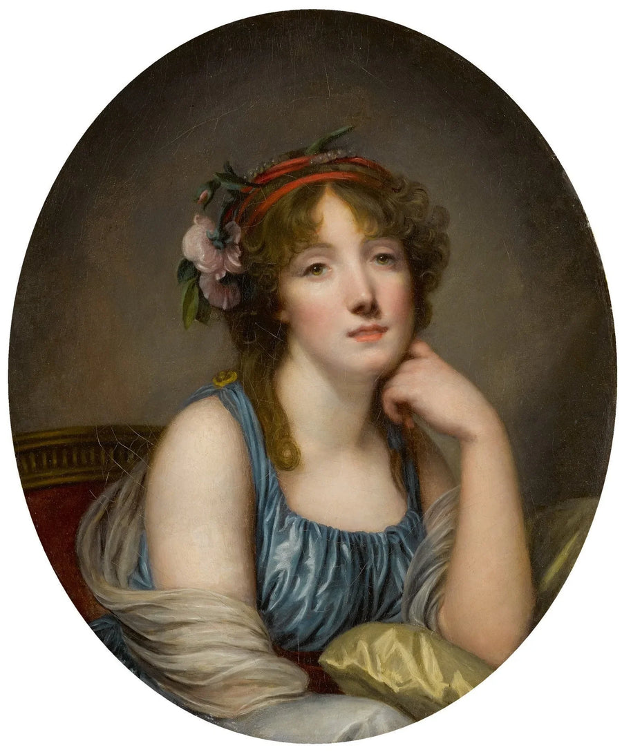 Ritratto di una donna, detta figlia dell'artista - Jean-Baptiste Greuze