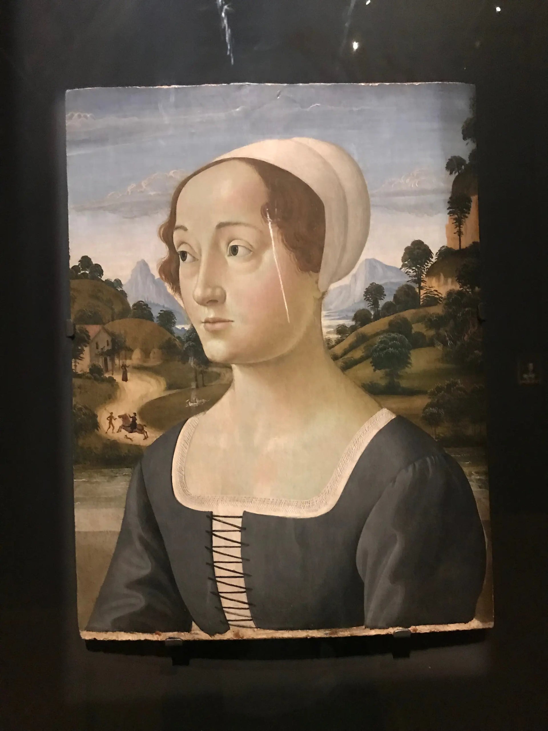 Portrait d'une femme - Domenico Ghirlandaio image 1 reproduction réalisée par Alpha Reproduction