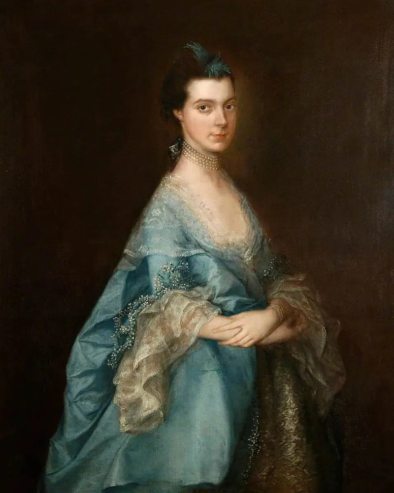 Ritratto di una donna in blu (precedentemente conosciuto come « Miss Edgar ») - Thomas Gainsborough