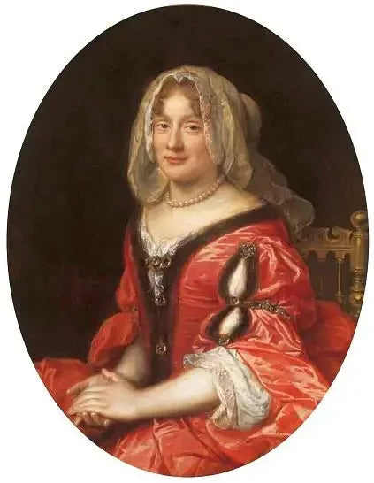 Ritratto di una donna in costume polacco, molto probabilmente Claudine Françoise Mignot, moglie di Jean Casimir Vasa - Pierre Mignard