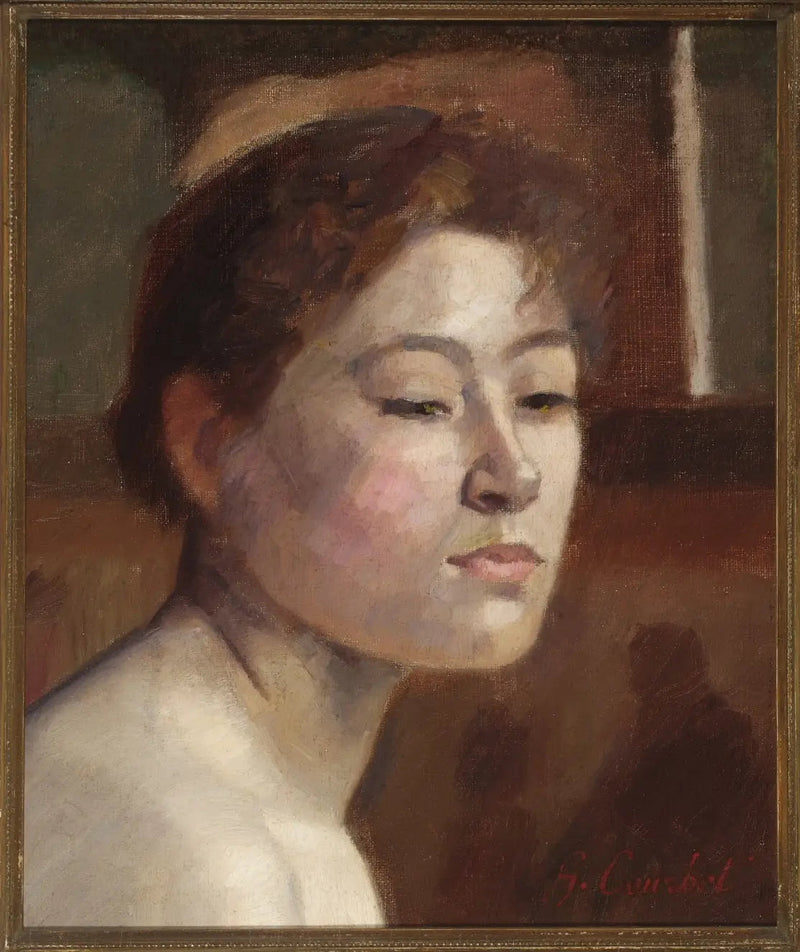 Ritratto di una donna - Gustave Courbet