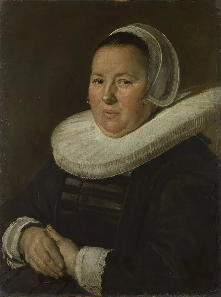 portrait d'une femme inconnue - Frans Hals image 1 copie peinte à la main à l’huile