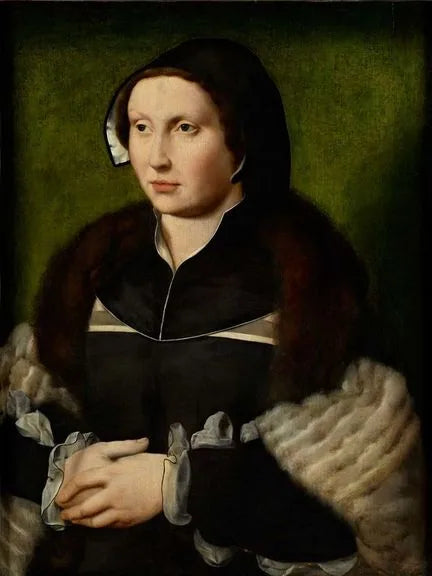 Portrait d'une femme - Joos van Cleve image 1 reproduction de peinture à l’huile