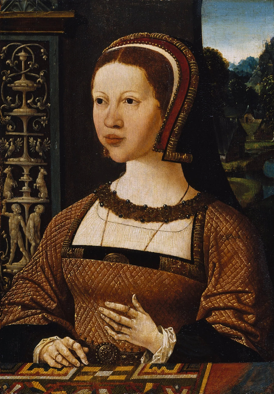 Ritratto di una donna, forse Elisabetta di Danimarca - Jacob Cornelisz van Oostsanen