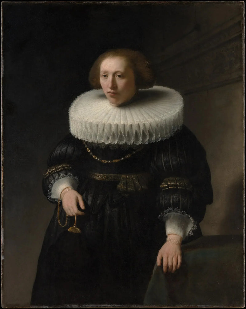 Ritratto di una donna, probabilmente membro della famiglia Van Beresteyn - Rembrandt