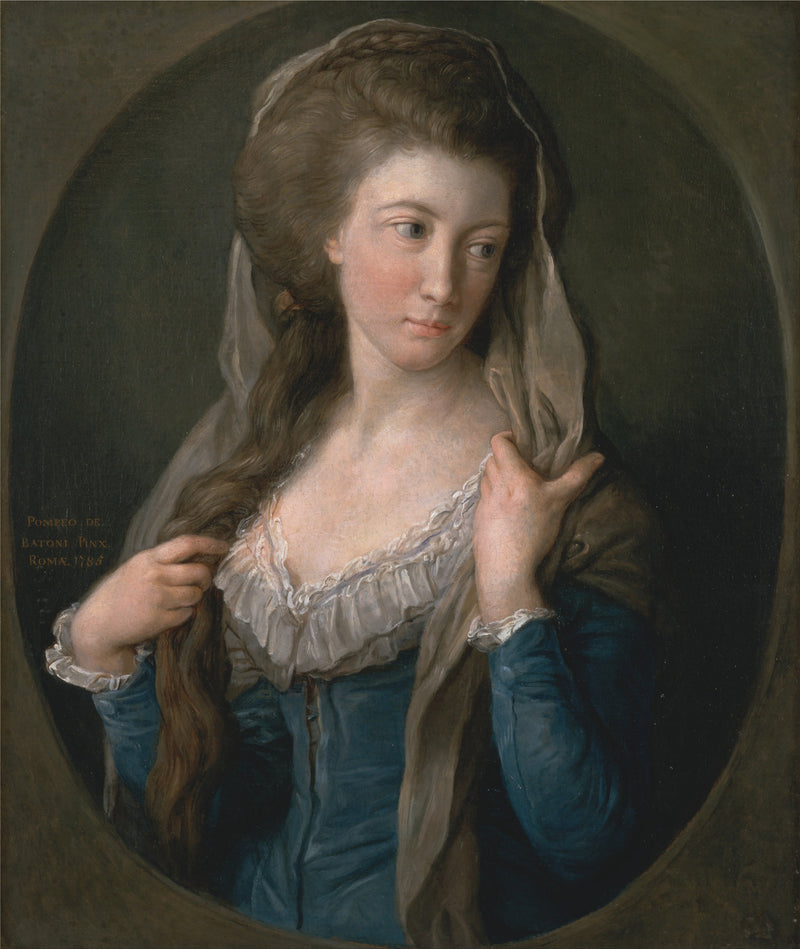 Ritratto di una donna, tradizionalmente identificata come Margaret Stuart, Lady Hippisley - Pompeo Batoni