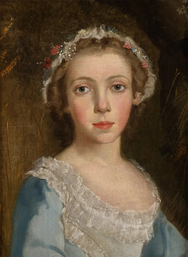 Ritratto di una ragazza (frammento di « Ritratto di un ragazzo e di una ragazza ») - Thomas Gainsborough