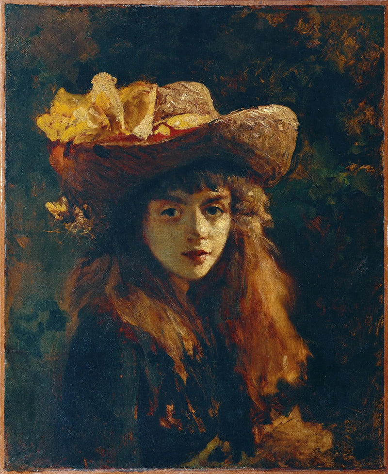Ritratto di una ragazza - Gustave Courbet