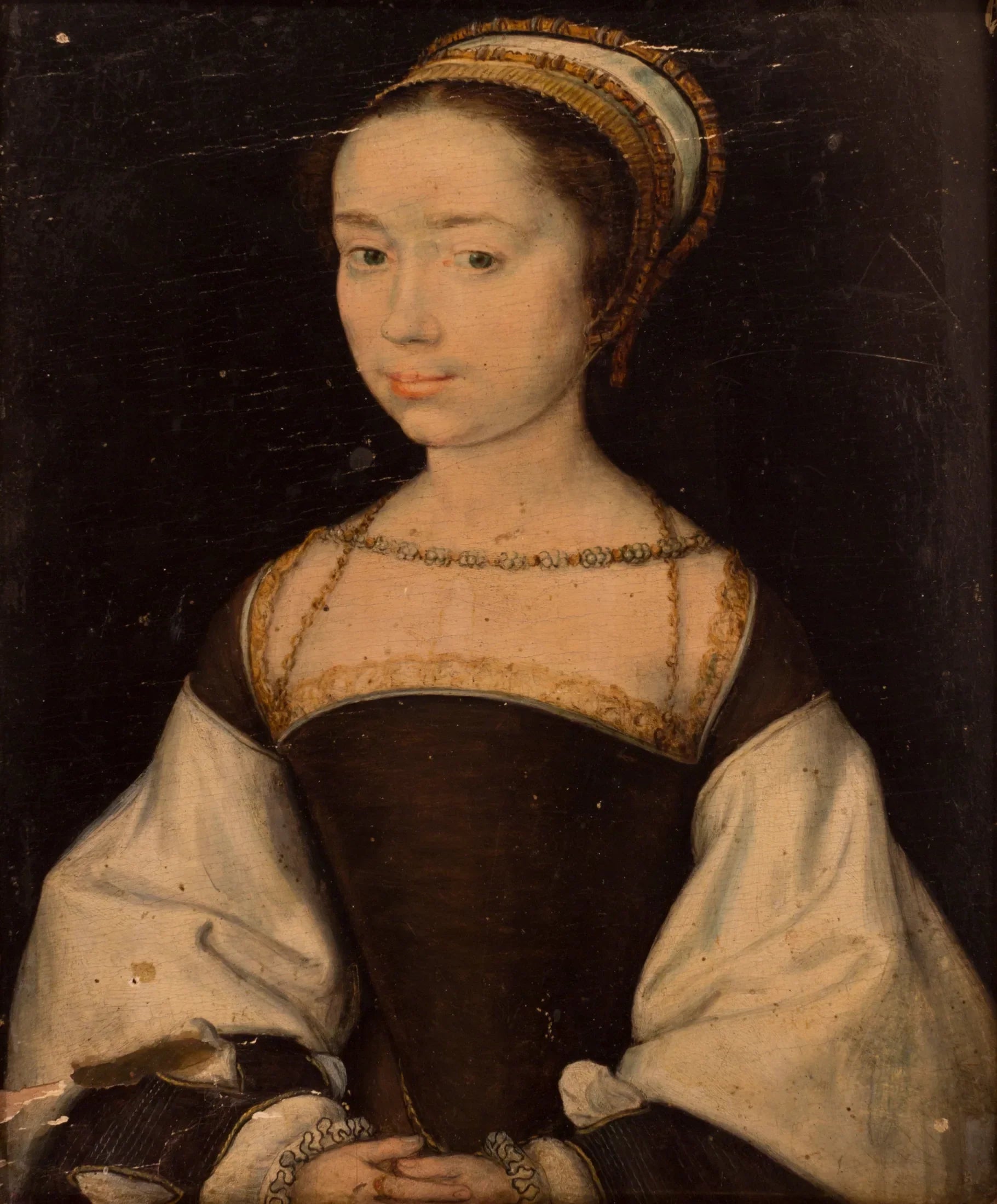 Portrait d'une jeune femme - Corneille de Lyon image 1 reproduction réalisée par Alpha Reproduction