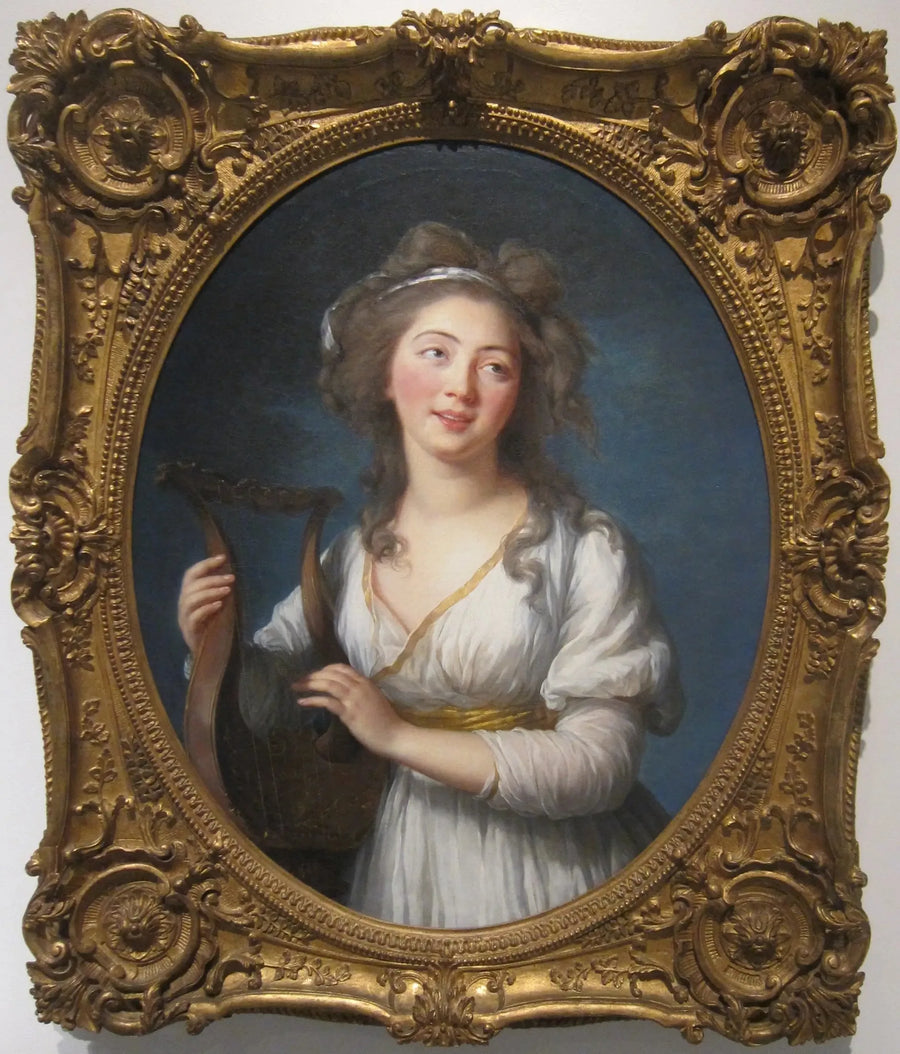 Ritratto di una giovane donna che suona la lira - Élisabeth Vigée Le Brun
