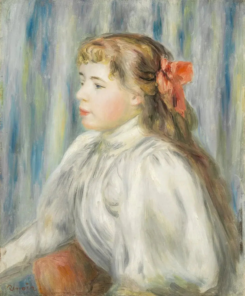 Ritratto di una giovane donna - Pierre-Auguste Renoir