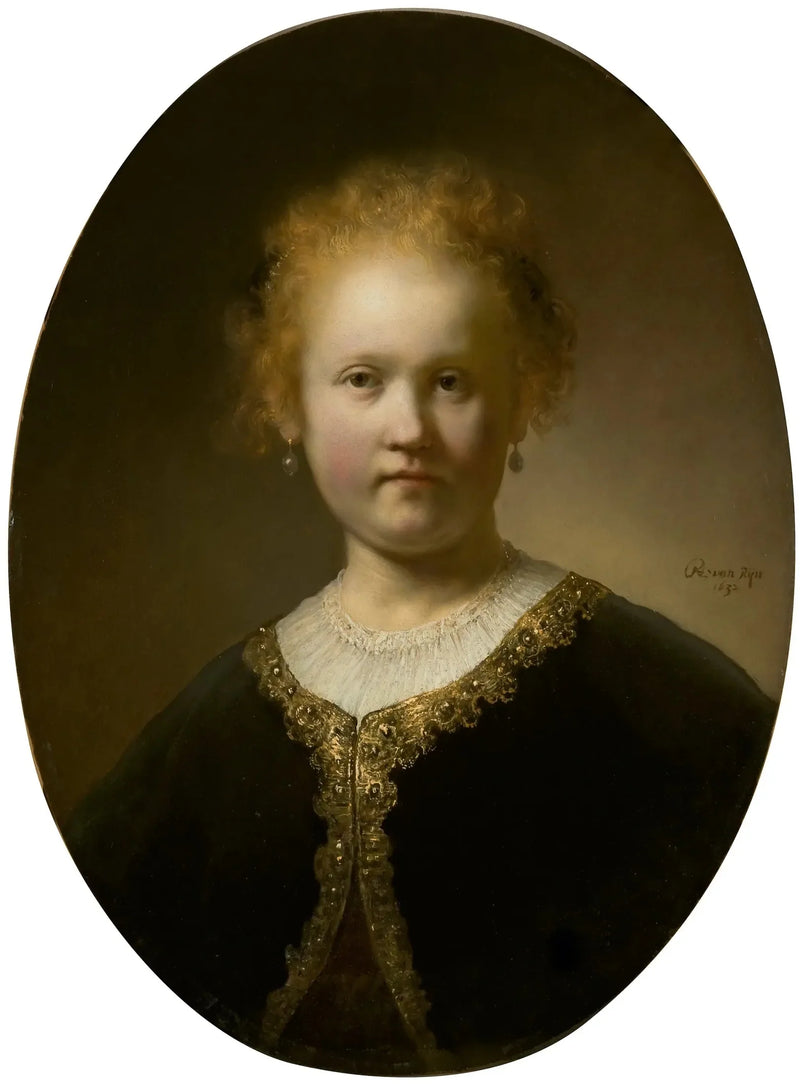 Ritratto di una giovane donna. - Rembrandt