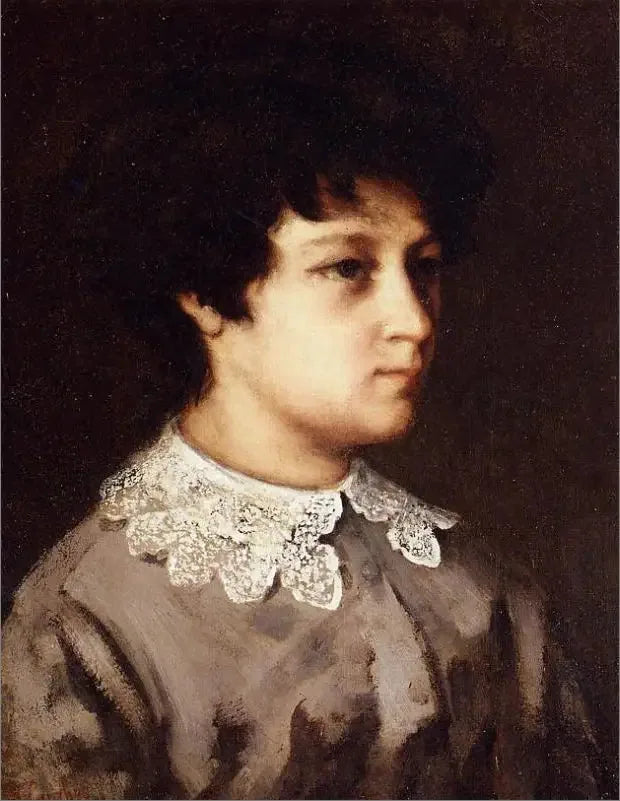 Ritratto di una giovane ragazza di Salins - Gustave Courbet