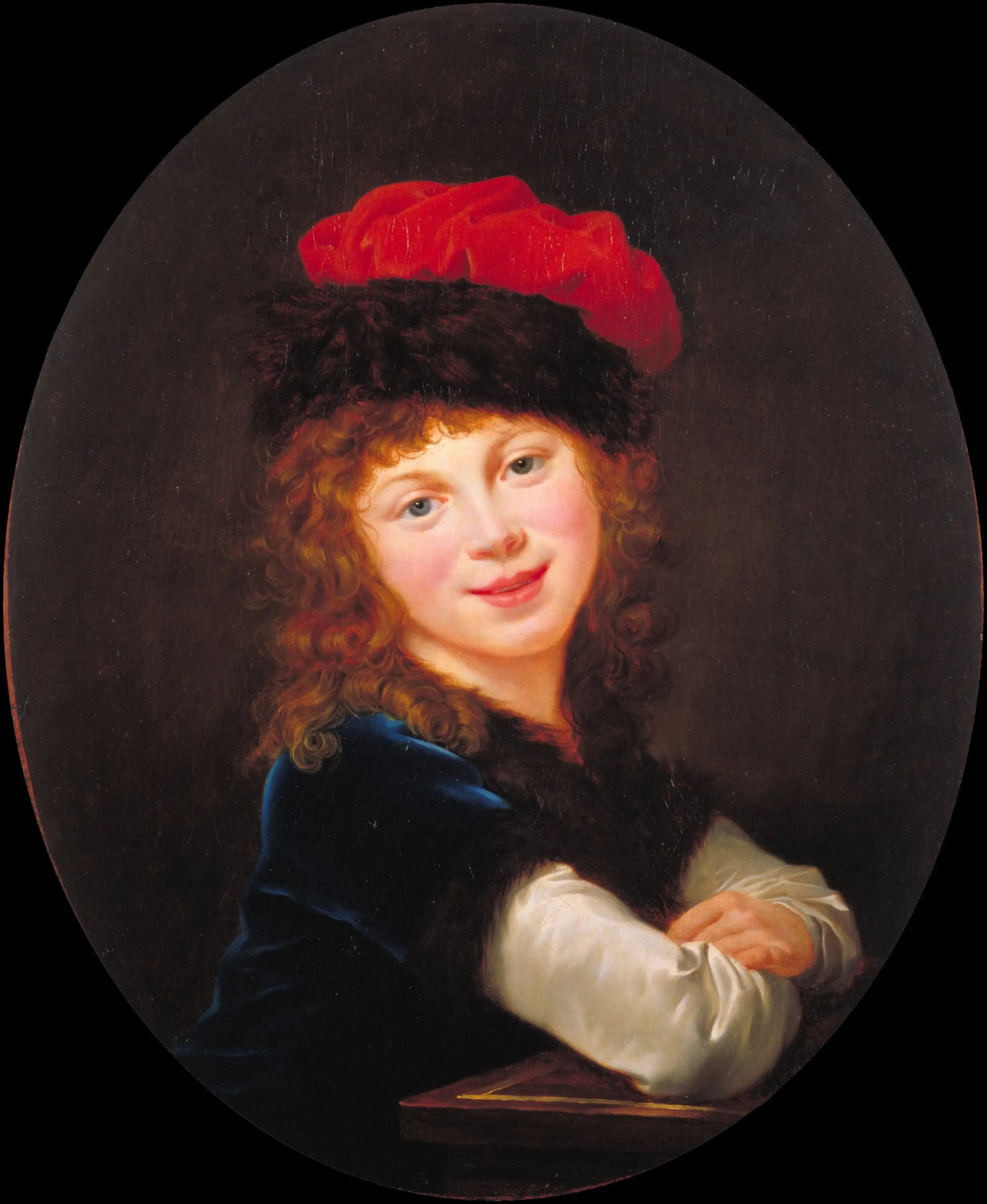Portrait d'une jeune fille - Élisabeth Vigée Le Brun image 1 copie peinte à la main à l’huile