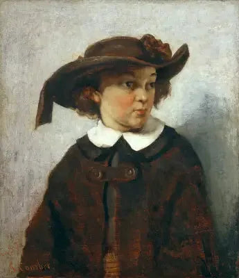 Ritratto di una giovane ragazza - Gustave Courbet