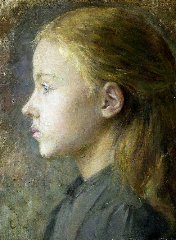 Ritratto di giovane ragazza - Stanisław Wyspiański