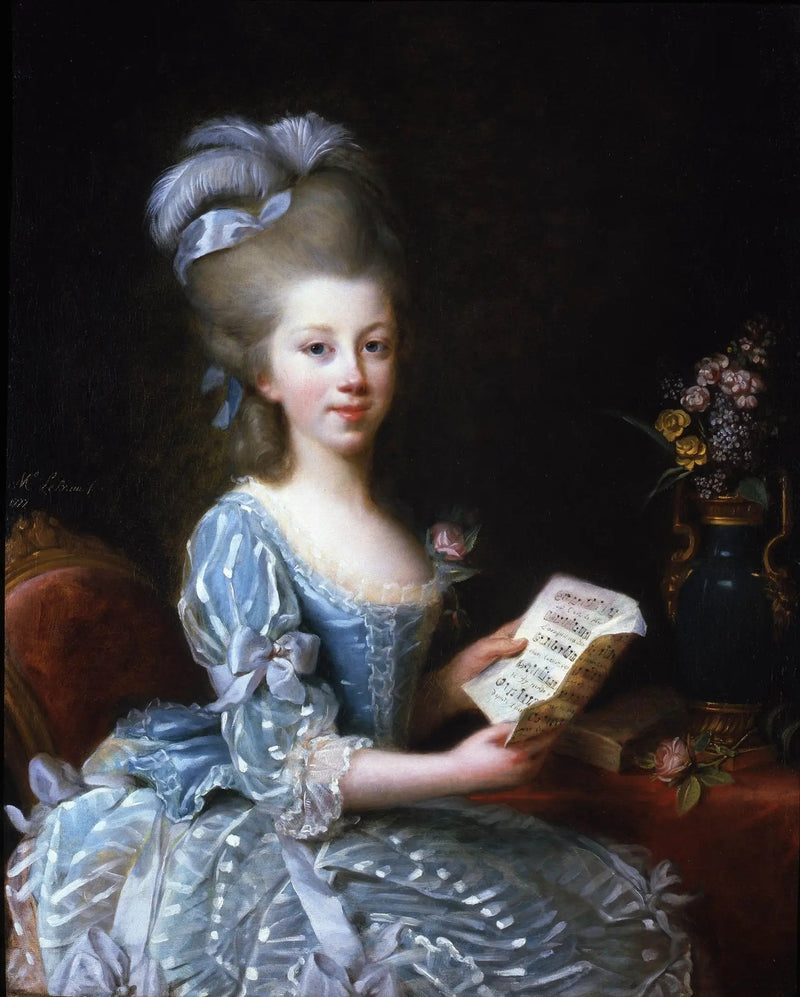 Ritratto di una giovane musicista - Élisabeth Vigée Le Brun
