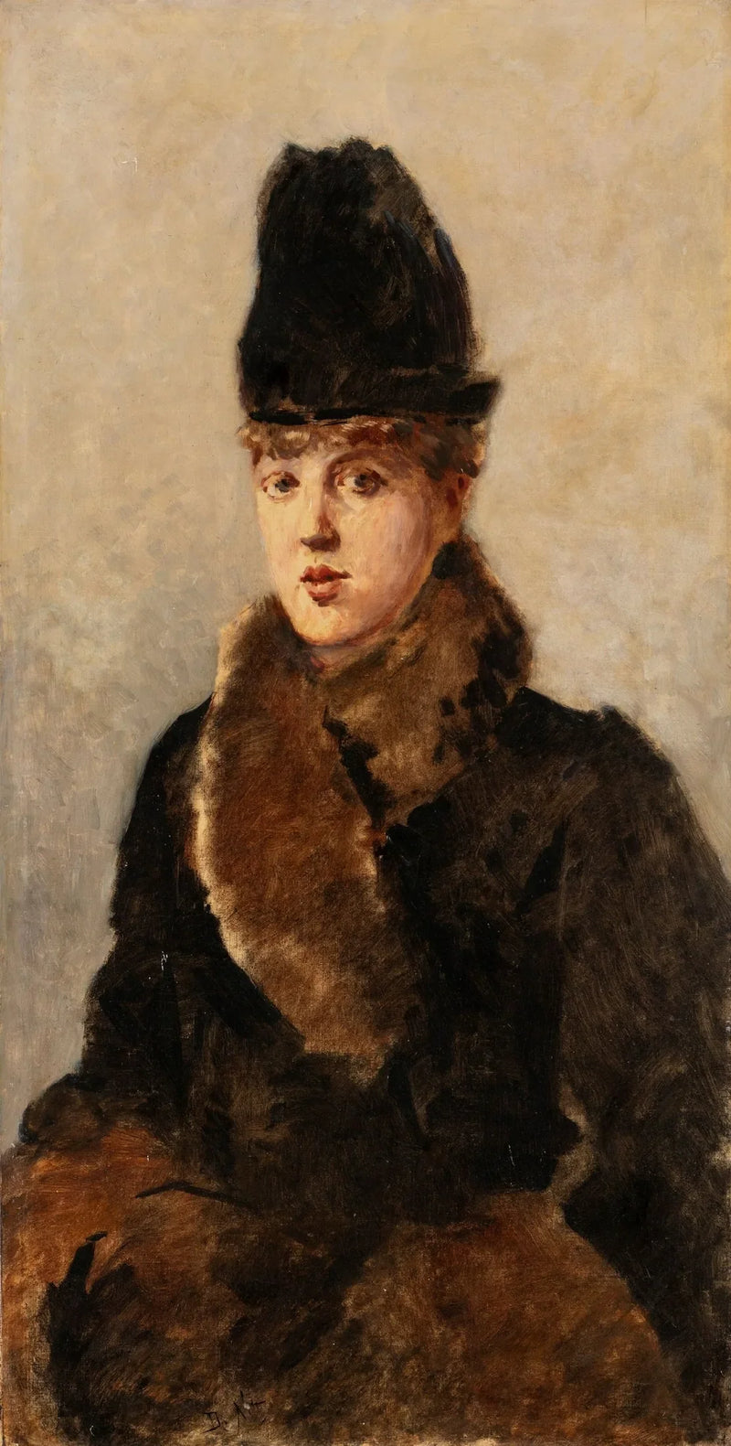 Ritratto di una Parigina - Giuseppe De Nittis
