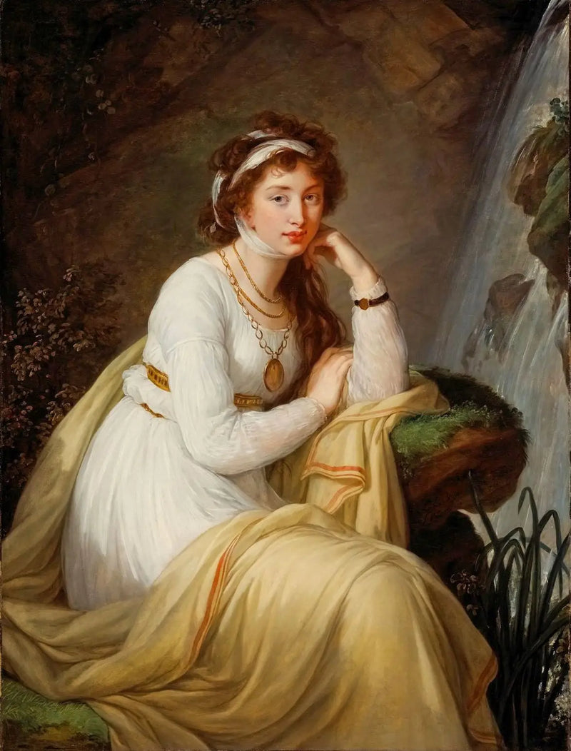 Ritratto di Anna Ivanovna Tolstoï (Baryatinskaya) - Élisabeth Vigée Le Brun