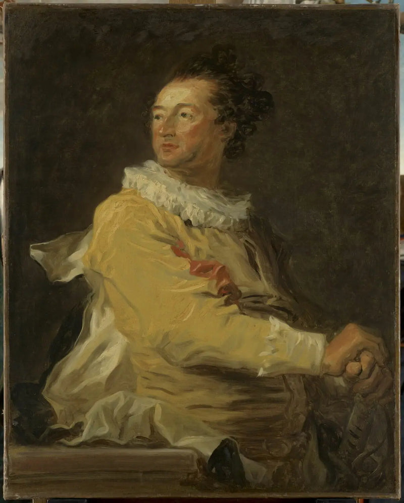 Ritratto di Anne-François d'Harcourt, duca di Beuvron in personaggio della commedia italiana - Jean-Honoré Fragonard