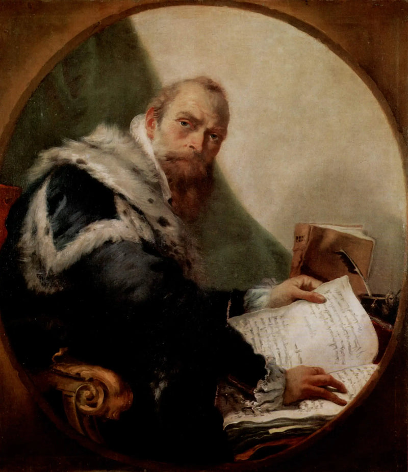 Ritratto di Antonio Riccobono - Giovanni Battista Tiepolo