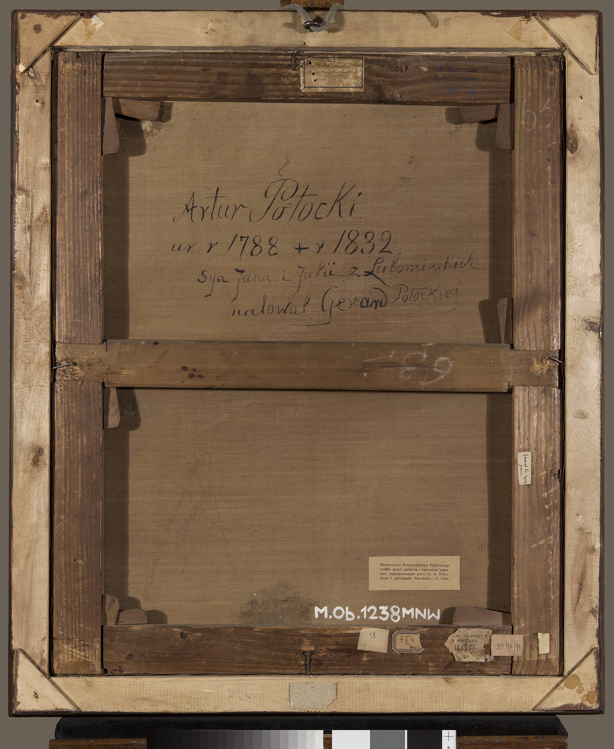 Portrait d’Artur Potocki (1787-1832). - François Gérard - Alpha Reproduction