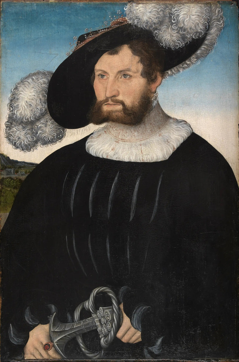 Ritratto di A. de Rechenberg - Lucas Cranach il Vecchio