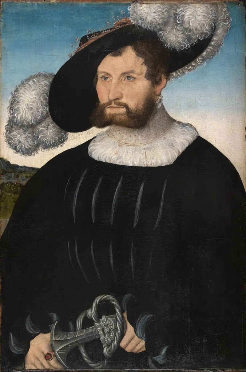Ritratto di A. de Rechenberg - Lucas Cranach il Vecchio