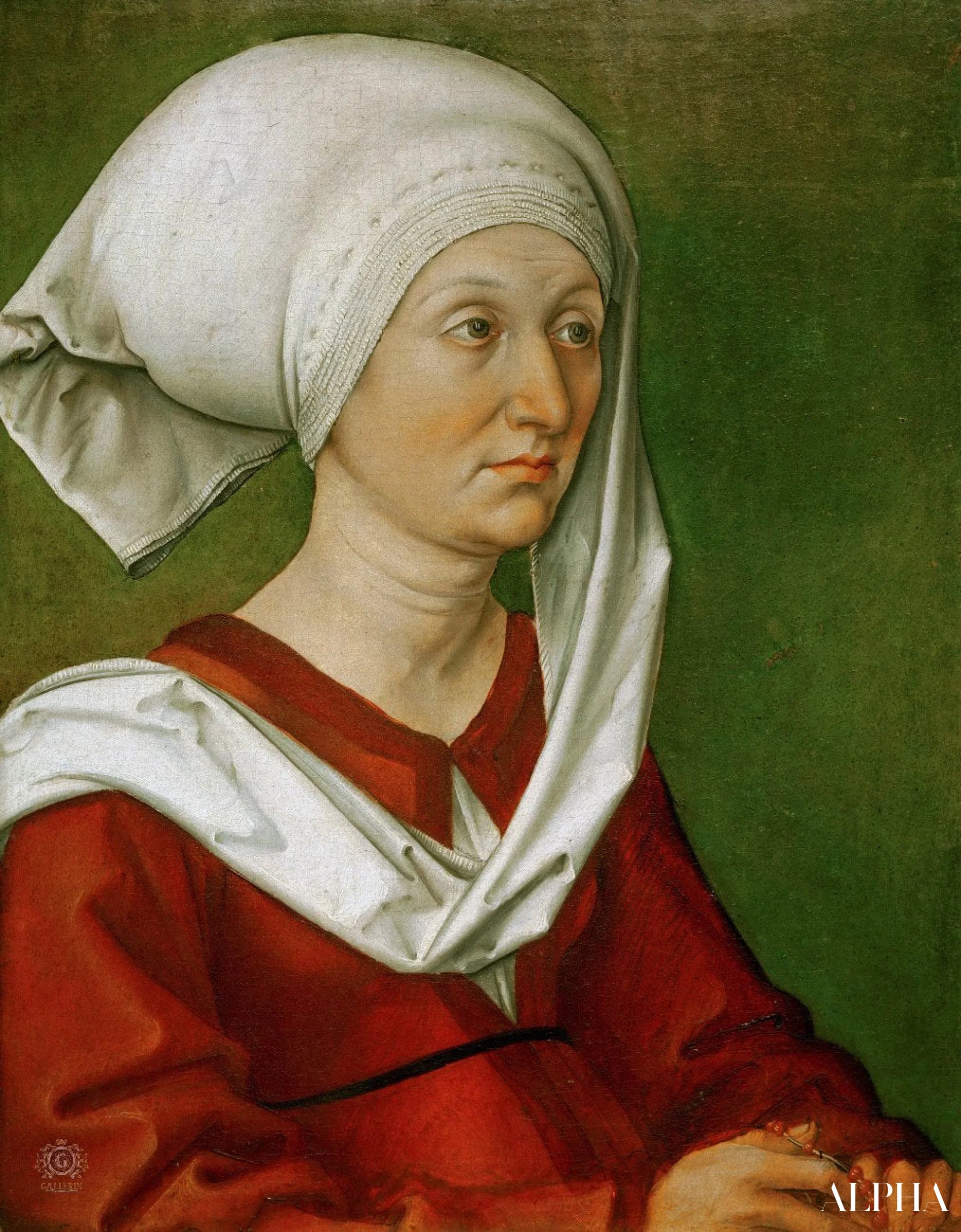 Ritratto di Barbara Dürer - Albrecht Dürer - Riproduzioni di quadri e dipinti di alta qualità