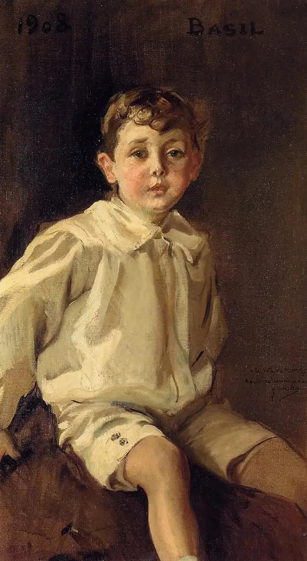 Ritratto di Basil Mundy - Joaquín Sorolla