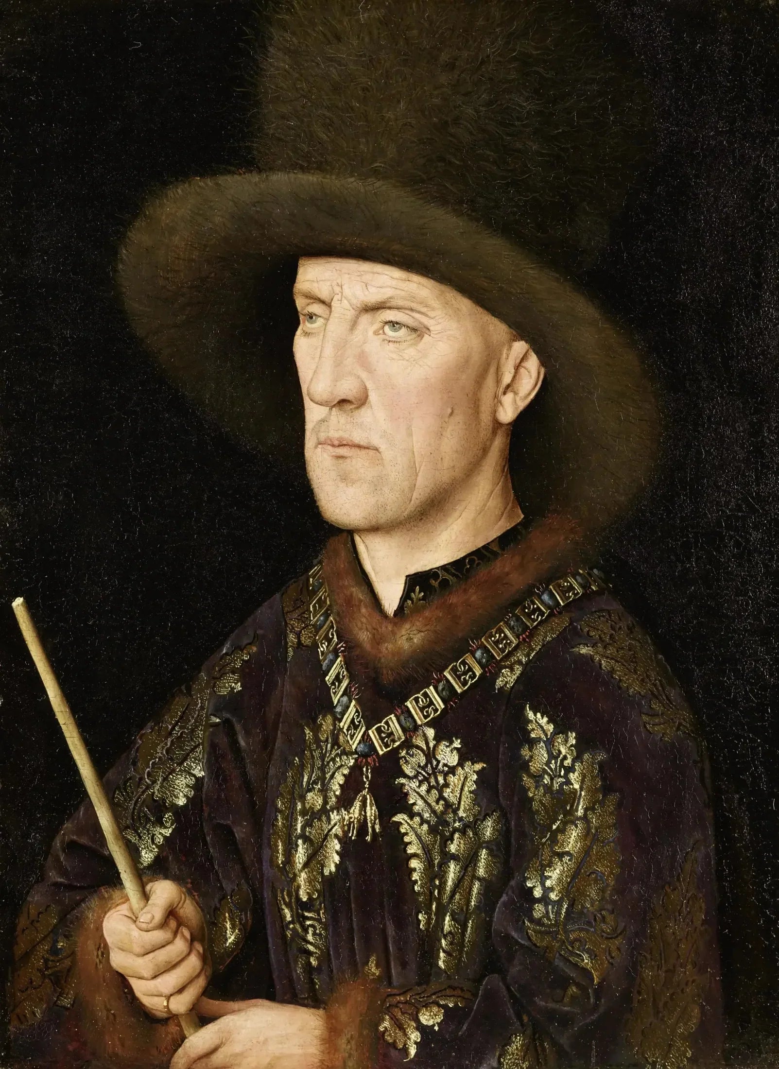 Portrait de Baudoin de Lannoy - Jan van Eyck image 1 copie de tableau peinte à la main
