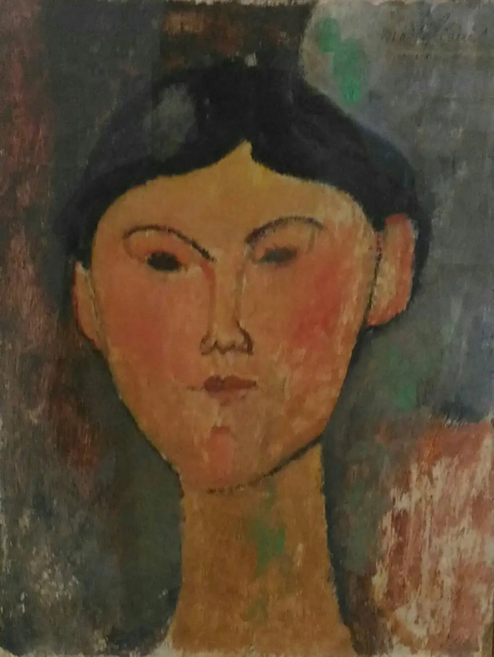 Portrait de Béatrice Hastings - Amedeo Modigliani image 1 reproduction d’œuvre d’art à l’huile